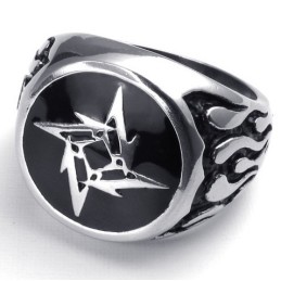 Fashionable Patterns Color Brilliancy Stable Quality Titanium Ring