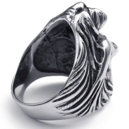 Attractive Design Delicate Colors High Quality Titanium Ring