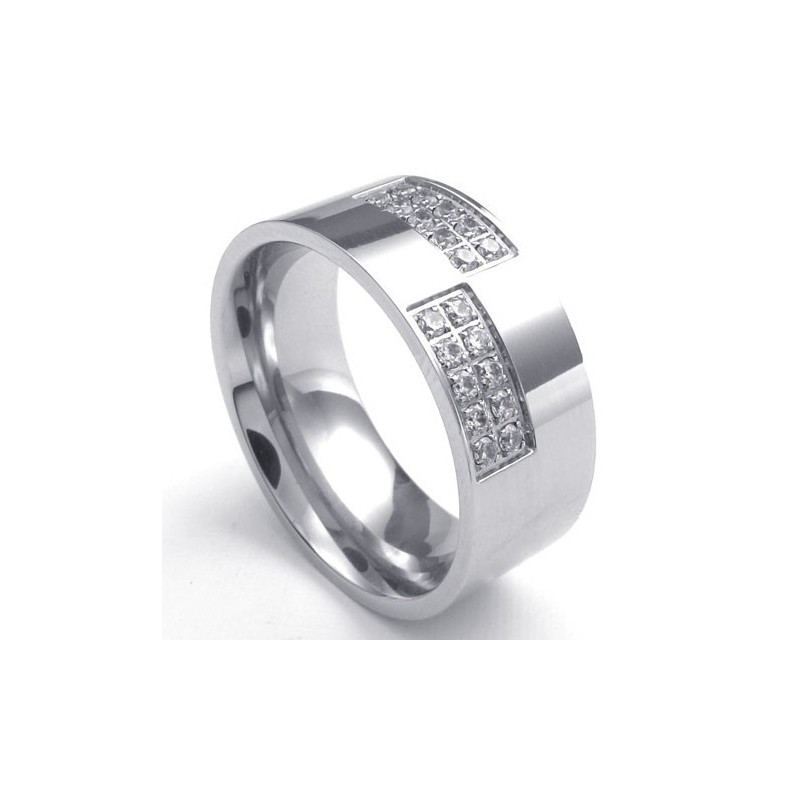 Luxuriant In Design Color Brilliancy Reliable Quality Titanium Ring