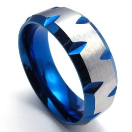 Finely Processed Beautiful In Colors Excellent Quality Titanium Ring