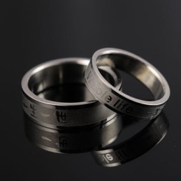 Love You For Life Couples Right Ring