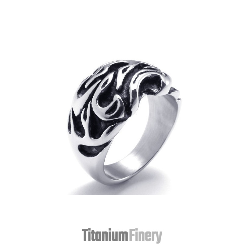 Rational Construction Delicate Colors Superior Quality Titanium Ring