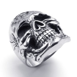 Finely Processed Delicate Colors Excellent Quality Titanium Leather Ring