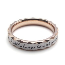Elegant Shape Color Brilliancy Reliable Reputation Titanium Ring