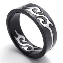 Latest Technology Delicate Colors Durable In Use Titanium Ring