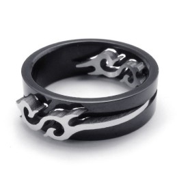 Latest Technology Delicate Colors Durable In Use Titanium Ring