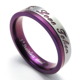 Sophisticated Technology Beautiful In Colors Superior Quality Titanium Ring