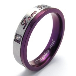 Sophisticated Technology Beautiful In Colors Superior Quality Titanium Ring