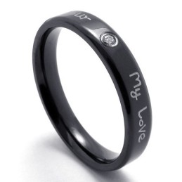 Deft Design Delicate Colors Superior Quality Titanium Ring
