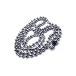 Golden Silver Pure Titanium Binocle Pendant Necklace
