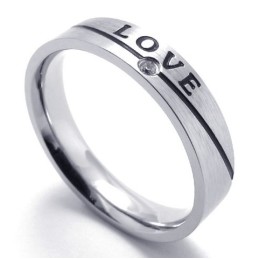 Professional Design Color Brilliancy To Have A Long Standing Reputation Titanium Ring