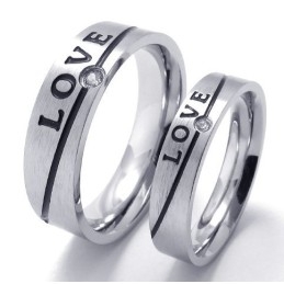 Beautiful Design Color Brilliancy To Have A Long Standing Reputation Titanium Ring