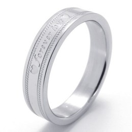 Beautiful Design Color Brilliancy To Enjoy High Reputation At Home And Abroad Titanium Ring
