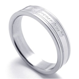 Elegant Shape Color Brilliancy To Enjoy High Reputation At Home And Abroad Titanium Ring