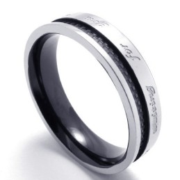 Deft Design Delicate Colors Superior Quality Titanium Ring