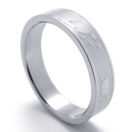 Finely Processed Color Brilliancy To Enjoy High Reputation At Home And Abroad Titanium Ring