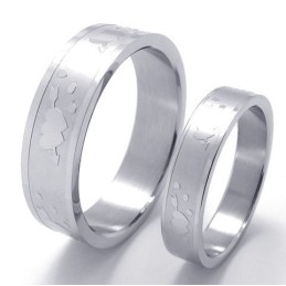 Finely Processed Color Brilliancy To Enjoy High Reputation At Home And Abroad Titanium Ring