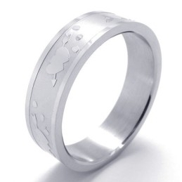Skillful Manufacture Color Brilliancy To Win Warm Praise From Customers Titanium Ring