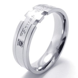 Elegant Shape Color Brilliancy Selling Well All Over The World Titanium Ring