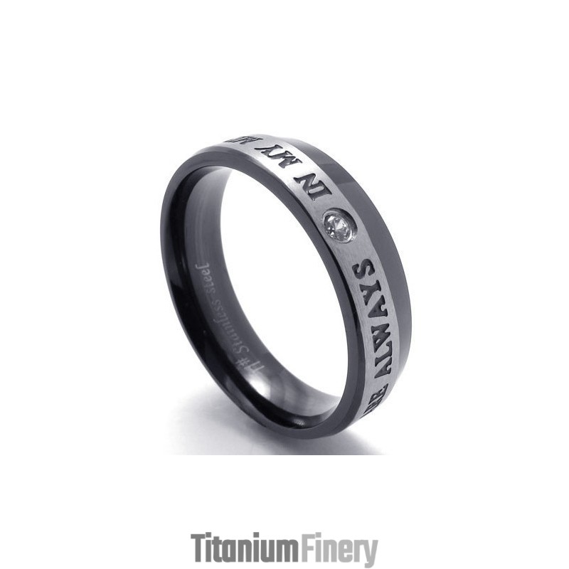 Deft Design Color Brilliancy The King Of Quality Titanium Ring