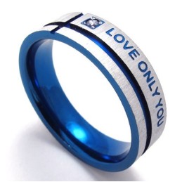 Beautiful Design Beautiful In Colors Stable Quality Titanium Ring