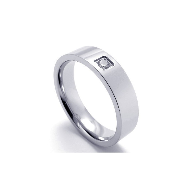 Elegant Shape Color Brilliancy Well-Known For Its Fine Quality Titanium Ring