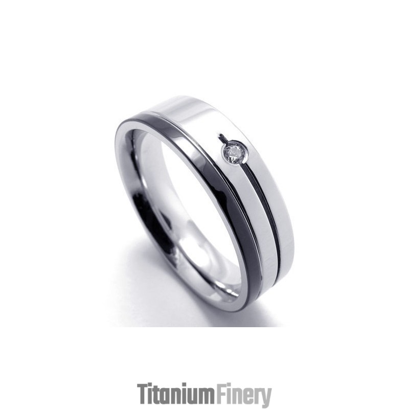 Finely Processed Color Brilliancy Well-Known For Its Fine Quality Titanium Ring Finely Processed Color Brilliancy Well-Known For Its Fine Quality Titanium Ring