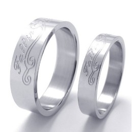 Fashionable Patterns Color Brilliancy To Enjoy High Reputation At Home And Abroad Titanium Ring