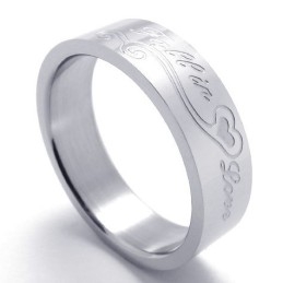 Elegant Shape Color Brilliancy Quality And Quantity Assured Titanium Ring
