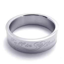 Elegant Shape Color Brilliancy Quality And Quantity Assured Titanium Ring
