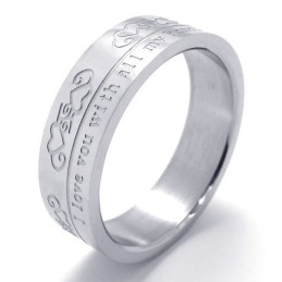 Various Styles Delicate Colors High Quality Titanium Ring