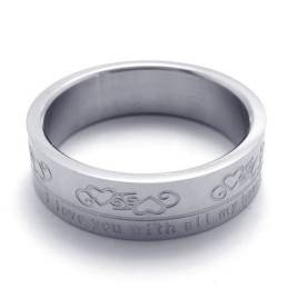 Various Styles Delicate Colors High Quality Titanium Ring