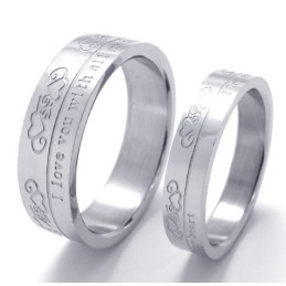 Various Styles Delicate Colors High Quality Titanium Ring