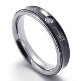 Deft Design Color Brilliancy High Quality Titanium Ring