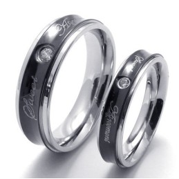 Deft Design Color Brilliancy High Quality Titanium Ring