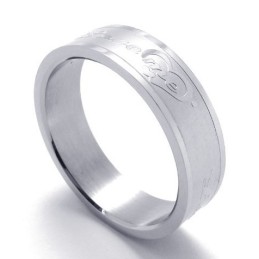 Finely Processed Color Brilliancy High Quality Titanium Ring