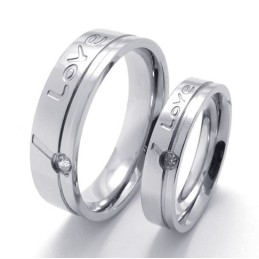 Deft Design Color Brilliancy Excellent Quality Titanium Ring