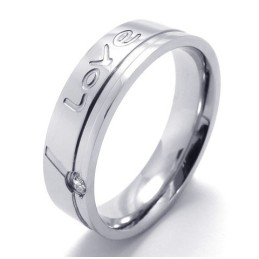 Various Styles Color Brilliancy Selling Well All Over The World Titanium Ring