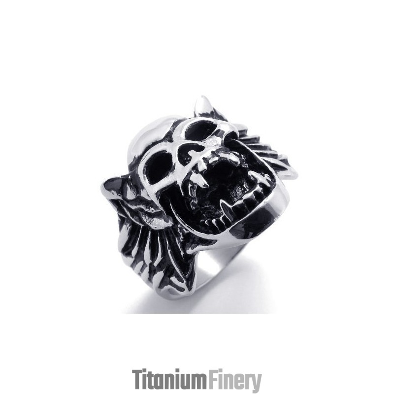 Professional Design Color Brilliancy World-Wide Renown Titanium Ring