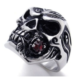 Modern Design Color Brilliancy World-Wide Renown Titanium Ring