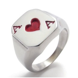 Fashionable Patterns Color Brilliancy The King Of Quality Titanium Ring