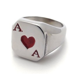 Fashionable Patterns Color Brilliancy The King Of Quality Titanium Ring