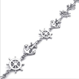 Deft Design Color Brilliancy Stable Quality Titanium Bracelet