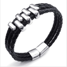 Deft Design Delicate Colors Stable Quality Titanium Bracelet