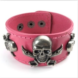 Attractive Design Beautiful In Colors Excellent Quality Titanium Leather Bangle