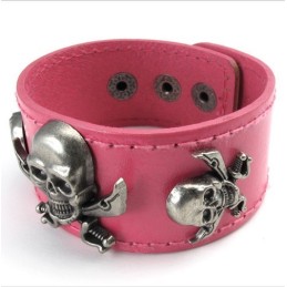 Attractive Design Beautiful In Colors Excellent Quality Titanium Leather Bangle