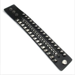 Finely Processed Delicate Colors Reliable Quality Titanium Leather Bangle