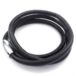 Deft Design Delicate Colors Excellent Quality Titanium Leather Necklace