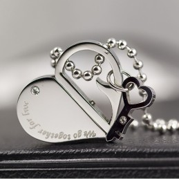 We Go Togather For Love - Fashion Titanium Necklace Pendant