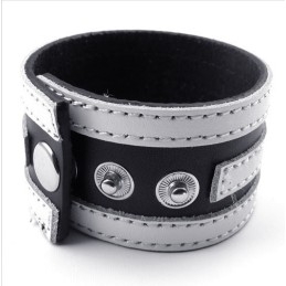 Skillful Manufacture Delicate Colors Reliable Quality Titanium Leather Bangle